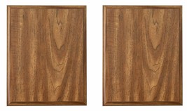 Pack of 2 Walnut Finish Blank Wood Plaque 9&quot; x 12&quot; Only $11.99 each PL48 - £19.16 GBP