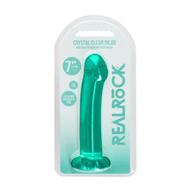 Non Realistic Dildo With Suction Cup 6.7&quot; Turquoise - £14.40 GBP