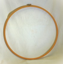 Wooden Embroidery Hoop Needlepoint Quilt Sewing Vintage 14&quot; a - £15.81 GBP