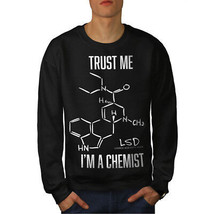 Wellcoda Trust Me I&#39;m Mens Sweatshirt, Chemistry Casual Pullover Jumper - £23.86 GBP+