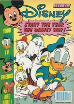 Disney Magazine #157 UK London Editions 1989 Color Comic Stories GOOD+ WS - $2.25