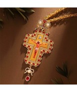 Cruz Pectoral Para Hombre Ortodoxo Jesús Crucifijo Colgantes Joyería Rel... - £27.49 GBP+