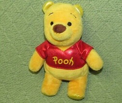 Ty Sparkle Winnie The Pooh B EAN Ie Babies Plush Sufffed Disney Animal Yellow Red - £4.24 GBP