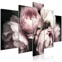 Tiptophomedecor Stretched Canvas Floral Art - Smell Of Rose Wide - Stretched &amp; F - £71.92 GBP+