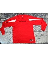Image Wear NHL Detroit Red Wings Embroidered Polyester Long Sleeve Shirt... - £15.48 GBP