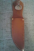Handmade leather  Knife Sheath  Tan Brown - $29.70