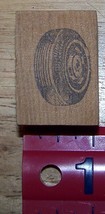 Car tire   Rubber Stamp rolling alongcctrs - £7.56 GBP