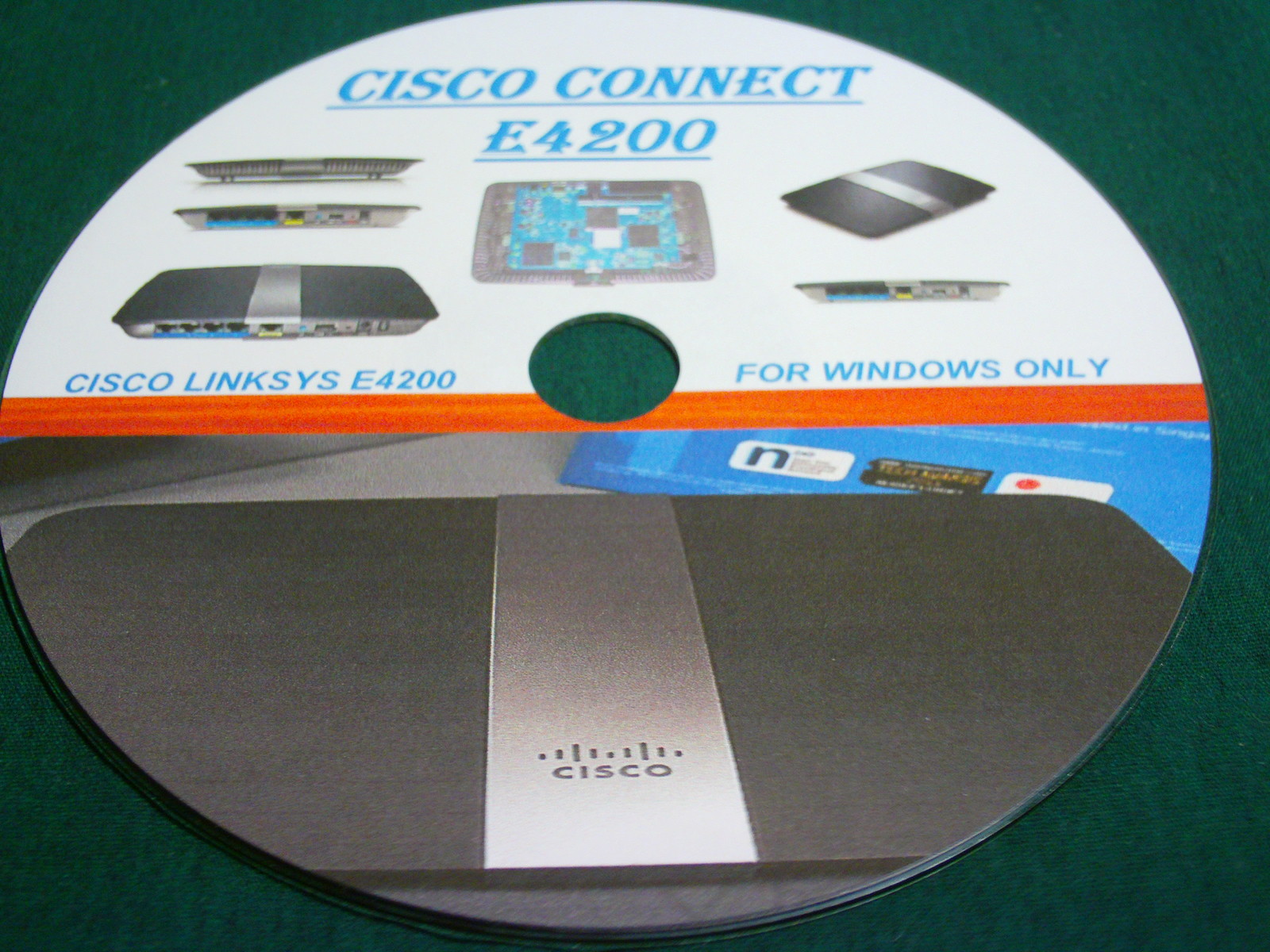 CISCO CONNECT E4200 SETUP CD - $10.00