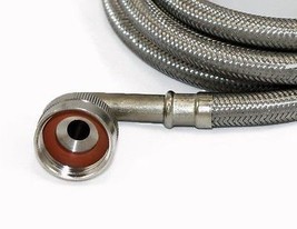 Stainless Steel Washing Machine Hoses 60&quot; w/90 End Pk 2 - £28.21 GBP