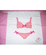 Victoria&#39;s Secret Swimsuit Travel Bag &amp; NNN Lingerie Zippered Mesh Laund... - £11.76 GBP