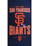 San Francisco Giants Beach Towel measures 30 x 60 inches - £14.75 GBP