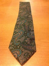 Vintage Leonardo Strelli Tie Rack Paisley Silk Tie Made in Italy New With Tags - £8.70 GBP