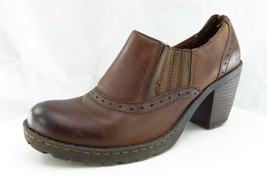 Born Concept Boot Sz 38 M Low Cut Boots Brown Leather Women - £20.22 GBP
