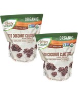 2 packs Simply Nature Keto Coconut Clusters In Dark Chocolate 10 Oz Organic - $41.19 CAD