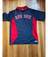 Boston Red Sox MLB Blue Stitches Jersey Size L Rare - £19.40 GBP