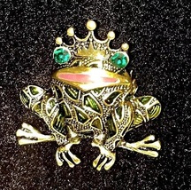 Antique Frog Prince Brooch - $20.00