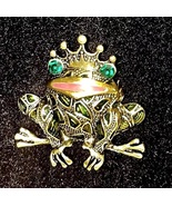 Antique Frog Prince Brooch - $20.00