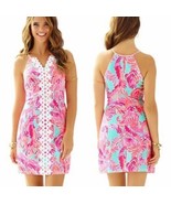 Lilly Pulitzer Pearl Shift Poolside Blue Love Birds Size 10 New With Tags - $150.43 CAD