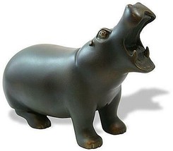 Hippopotamus Bronze Sculpture Statue Francois Pompon France Bonded Bronze Hippo - £48.84 GBP