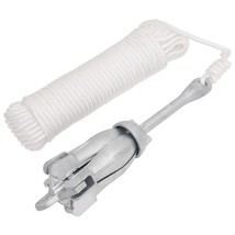  Folding Anchor with Rope Silver 8.8 lb Hot Dip Galvanized Cast Iron - €110,44 EUR