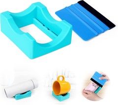 Mity rain Cup Cradle for Tumblers Sturdy with Felt Squeegee Use to Apply... - $368.65 MXN