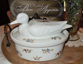 BIA Cordon Bleu Margot Frieda Collection Covered Duck Oval Serving Bowl ... - £39.32 GBP