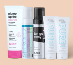 5pk NEW Self Tan Remover (b.Tan/St. Tropez) &amp; Gradual Tanner (Bondi Sand... - $18.80