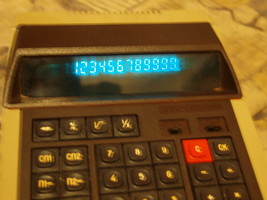 Vintage Soviet Russian  Ussr Elektronika Mk 44 Vfd  Desktop Calculator 1989 - $29.68