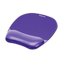 Fellowes Crystals Gel Mouse Pad/Wrist Support - Purple  - $38.00
