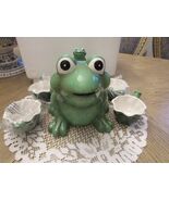 Dept 56 06108 Frog Teapot and Teacup Set Green  New - €21,16 EUR