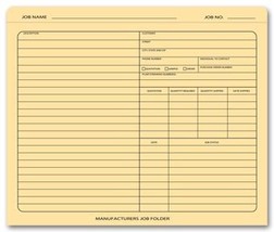 Manufacturers Job Folder - $31.29