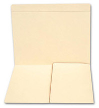 Top Tab Half Pocket Manila Folder, 11 pt - £38.84 GBP