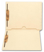End Tab Full Pocket Folder, 11 pt, Two Fastener - $61.76