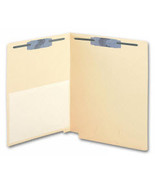 End Tab Folders, Vinyl Pocket, Manila, 11Pt - $77.95 CAD