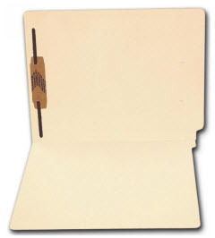 End Tab Full Cut Manila Folder, 11 pt, One Fastener - $30.47