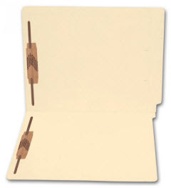 End Tab Full Cut Manila Folder, 11 pt, Two Fastener - $43.65