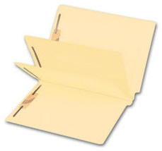 End Tab Double Divider Folder, 14 pt, Multi-Fastener - $44.47