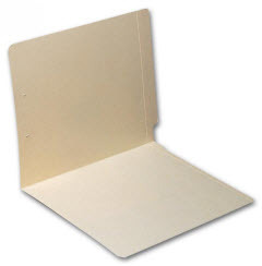 End Tab Full Cut Folder, 18 pt, No Fastener - $30.47