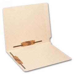 End Tab Full Cut Manila Folder, 14 pt, Two Fastener - $42.82