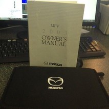 2003 Mazda Mpv Owners Manual With Case - $13.85