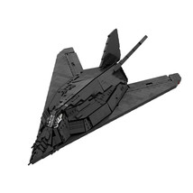 Attack Aircraft Building Blocks Set for F-117 Nighthawk Airplane MOC Bricks Toys - £75.53 GBP