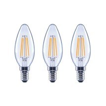 EcoSmart 40W LED Candelabra-Soft White Dimmable-3 bulbs/pack-Lot of 4 Packs - £27.68 GBP