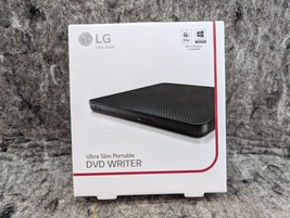 New LG Ultra Slim Portable DVD Writer SP80NB60 Windows &amp; Mac Brand Black 1E - £15.72 GBP