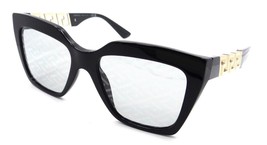 Versace Sunglasses VE 4418 GB1/AL 56-19-145 Black / Monogram Silver Italy - £105.28 GBP