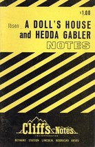 Cliffs Notes On Ibsen A Doll&#39;s House and Hedda Gabler - £2.36 GBP