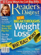 Reader&#39;s Digest, January 2007, Hilary Swank - $5.00
