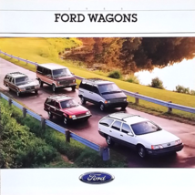 1988 Ford Wagons Brochure Catalog Us 88 Escort Aerostar Taurus Country Squire - £6.27 GBP