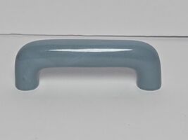 NOS Vintage 3.75" Blue Grey Arch Ceramic Porcelain Drawer Cabinet Pull H... - $11.88