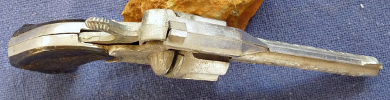 Kilgore Eagle vintage toy double action cap revolver pistol gun 1950 USA Item image 4