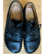 Birkenstock Footprints Leather Lace Up Oxford Comfort Black Shoes Men’s ... - $48.78 CAD